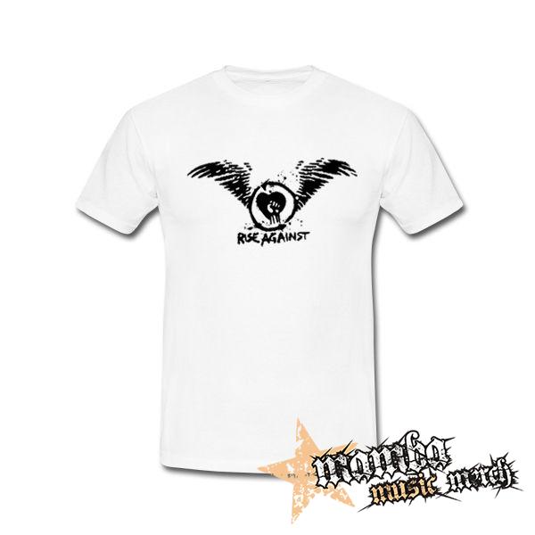 RISE AGAINST - Wings Logo - biele detské tričko