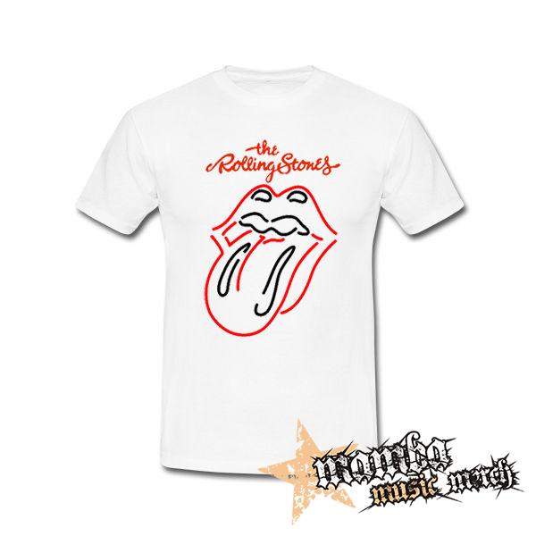 ROLLING STONES - Custom Tongue - biele detské tričko