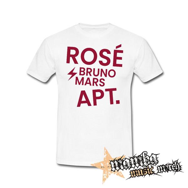 ROSÉ & BRUNO MARS - APT - Pink  Motive 2 - biele detské tričko