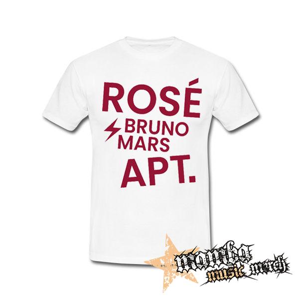 ROSÉ & BRUNO MARS - APT - Pink - biele detské tričko