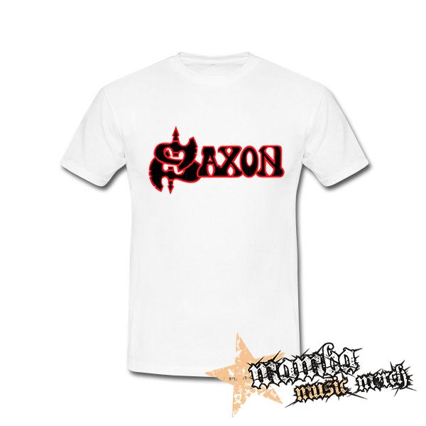 SAXON - Logo - biele detské tričko