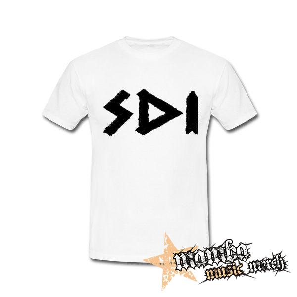SDI - Logo Black - biele detské tričko