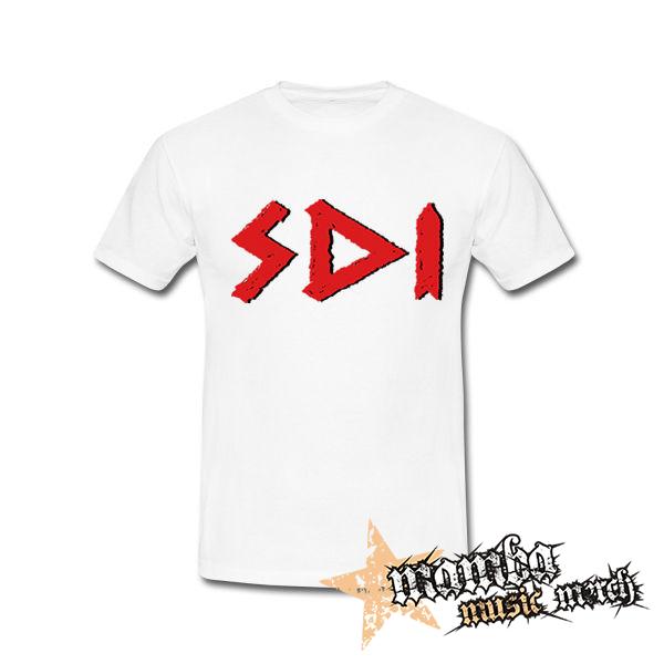 SDI - Logo Red - biele detské tričko