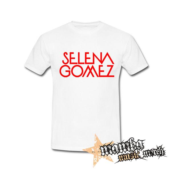 SELENA GOMEZ - Logo Red - biele detské tričko
