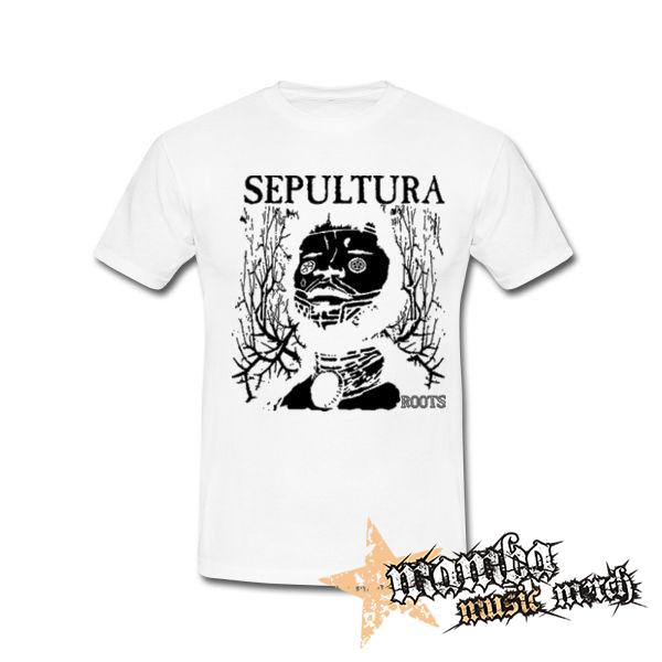 SEPULTURA - Roots Bloody Black - biele detské tričko