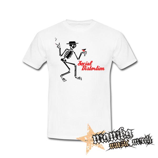 SOCIAL DISTORTION - Skeleton & Logo - biele detské tričko