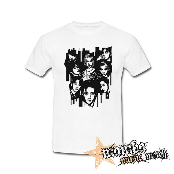 STRAY KIDS - Logo Band - biele detské tričko