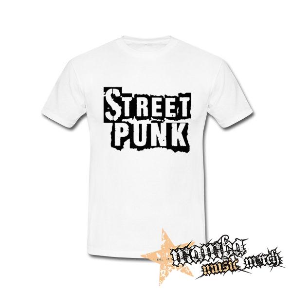 STREET PUNK - Logo - biele detské tričko