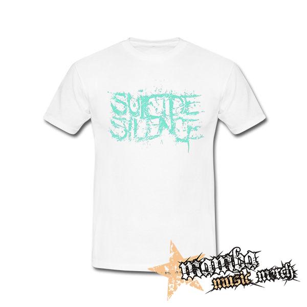 SUICIDE SILENCE - Turquoise Logo - biele detské tričko