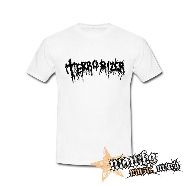 TERRORIZER - Logo Black - biele detské tričko