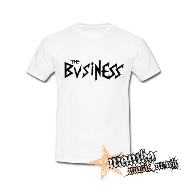 THE BUSINESS - Logo - biele detské tričko