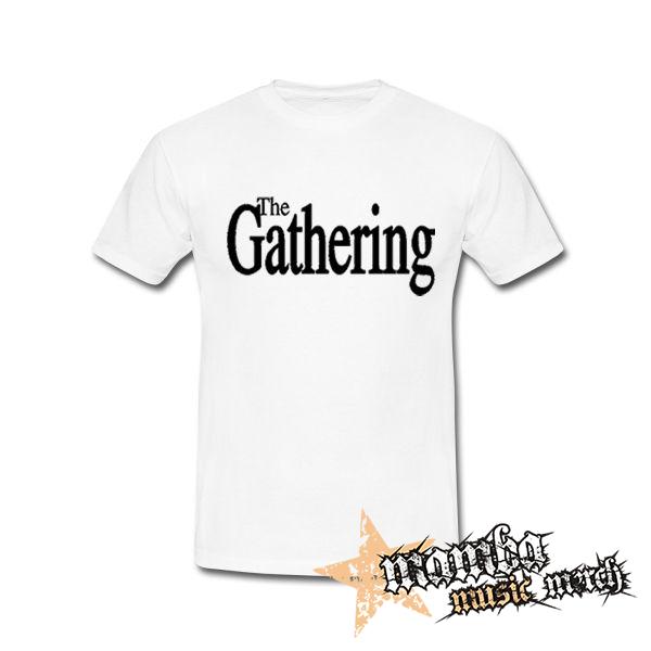 THE GATHERING - Logo Black - biele detské tričko