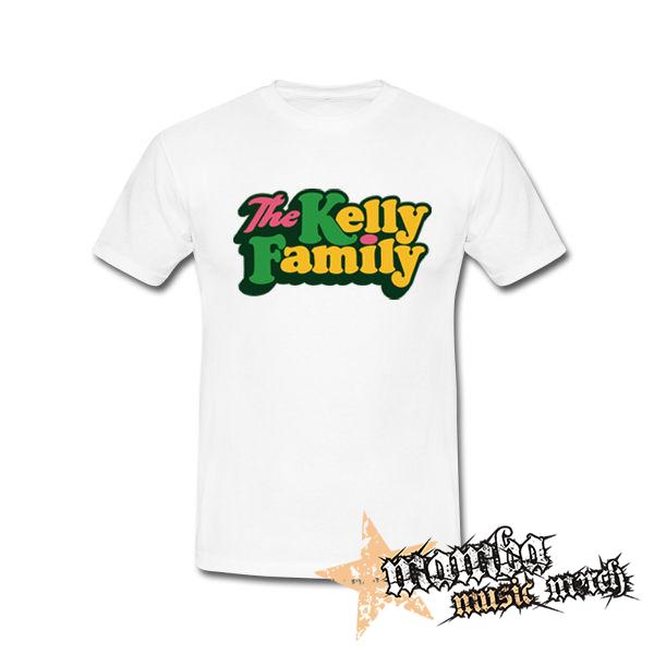 THE KELLY FAMILY - Logo Colour - biele detské tričko