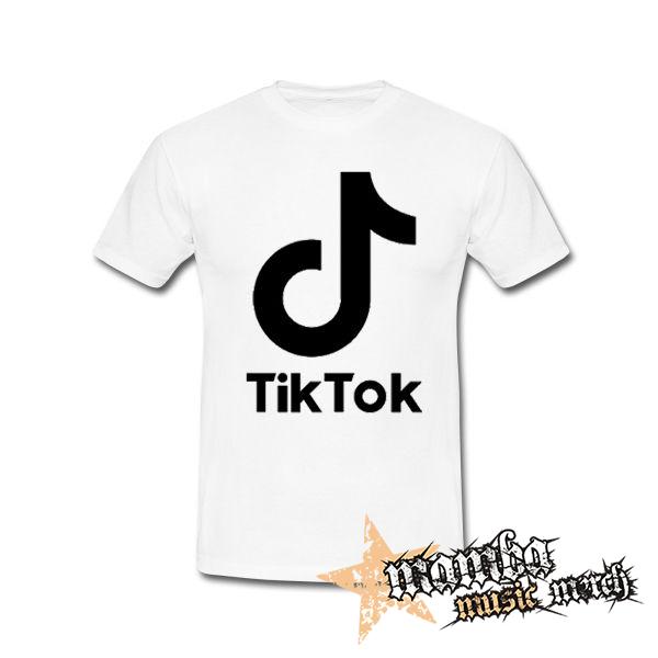 TIK TOK - Logo - biele detské tričko