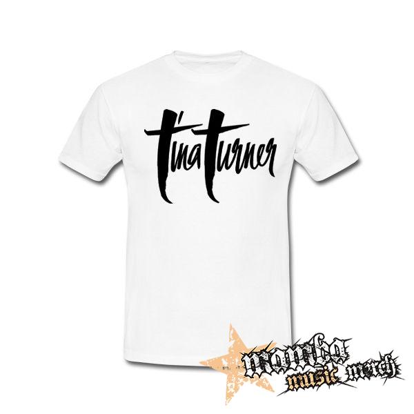 TINA TURNER - Logo - biele detské tričko
