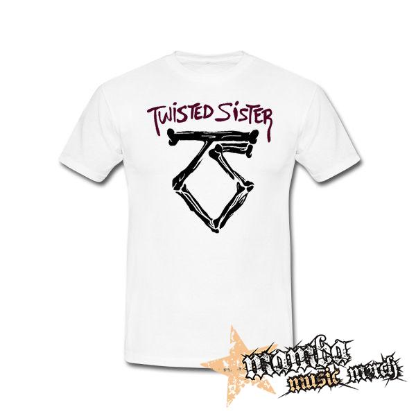 TWISTED SISTER - Logo - biele detské tričko