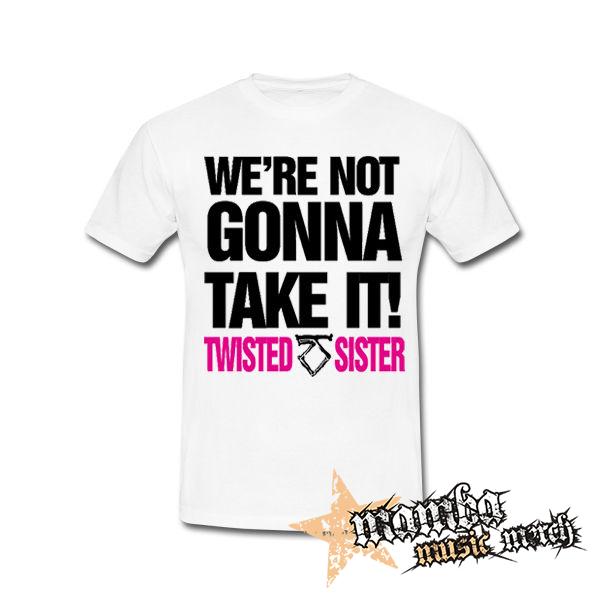 TWISTED SISTER - Were Not Gonna Take It - biele detské tričko