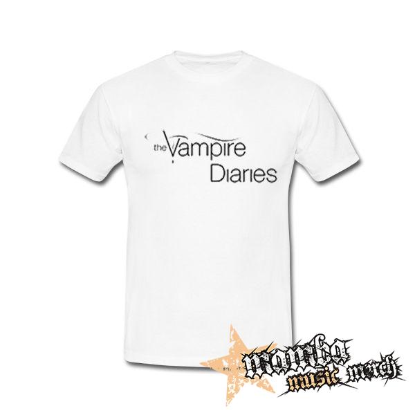 VAMPIRE DIARIES - Logo Motive 2 - biele detské tričko