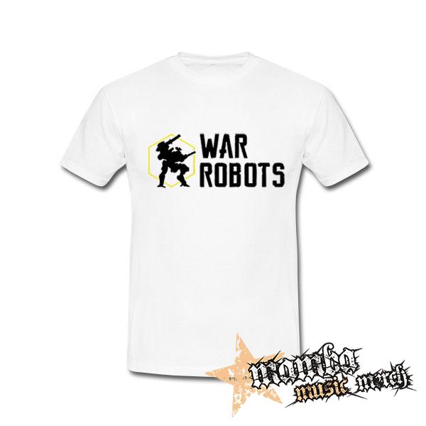 WAR ROBOTS - biele detské tričko