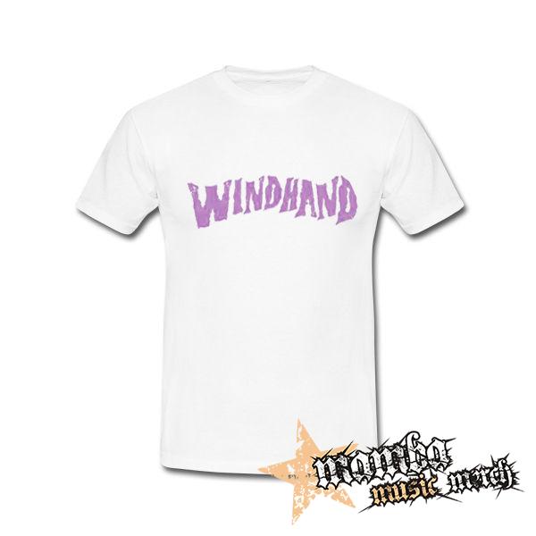 WINDHAND - Logo Purple - biele detské tričko