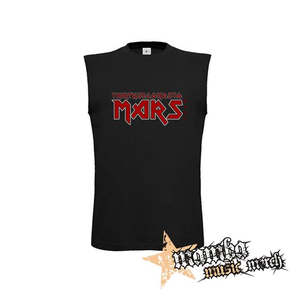 30 SECONDS TO MARS - Iron Maiden Logo - čierne detské tričko bez rukávov