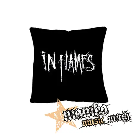 IN FLAMES - Logo - vankúš