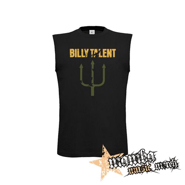 BILLY TALENT - Logo Yellow Green - čierne detské tričko bez rukávov