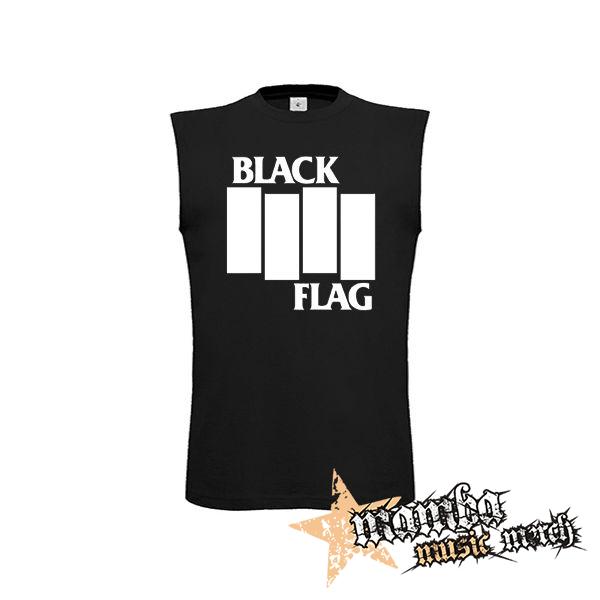BLACK FLAG - Logo Crest - čierne detské tričko bez rukávov