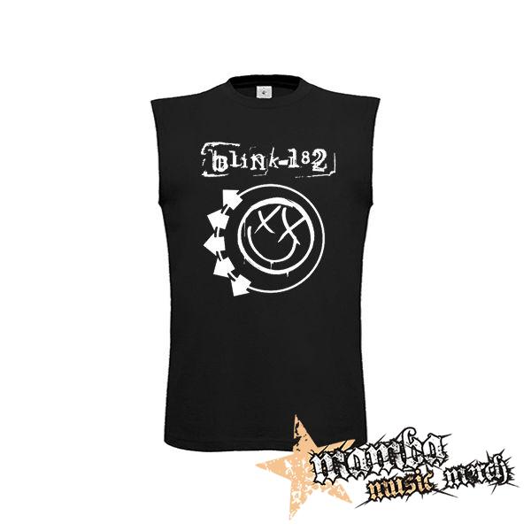 BLINK 182 - Logo & Smile - čierne detské tričko bez rukávov