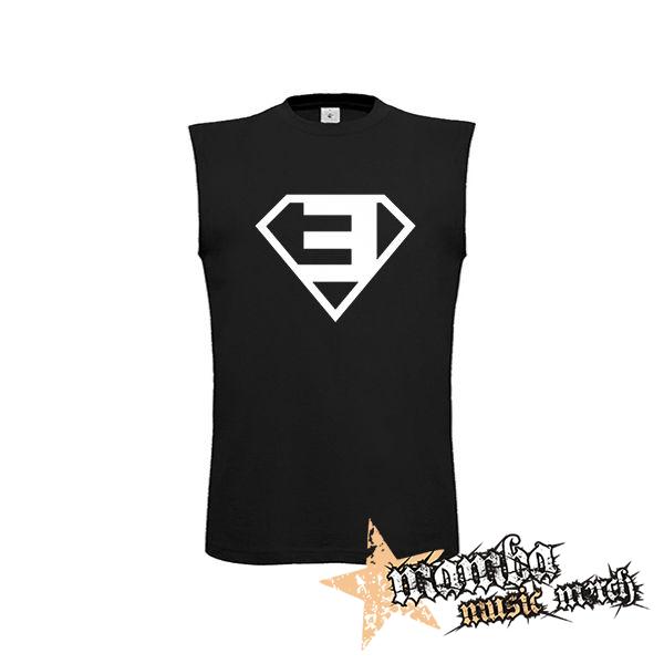 EMINEM - Superman Symbol - čierne detské tričko bez rukávov