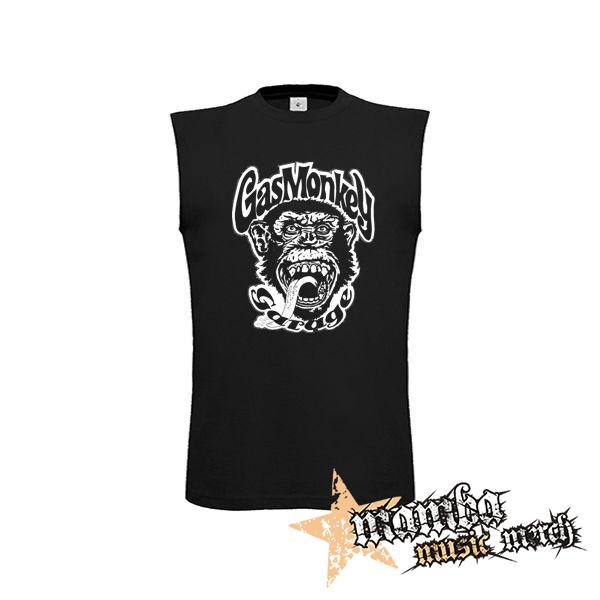 GAS MONKEY GARAGE - čierne detské tričko bez rukávov
