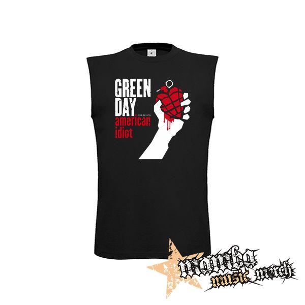 GREEN DAY - American Idiot - čierne detské tričko bez rukávov