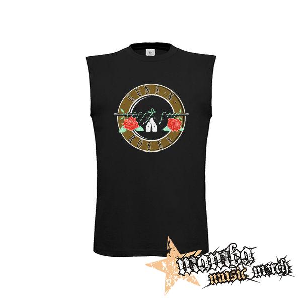 GUNS N ROSES - Classic Logo - čierne detské tričko bez rukávov