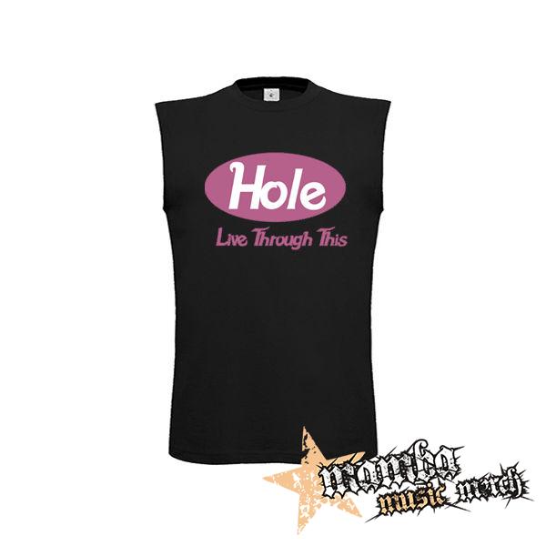 HOLE - Live Through This - čierne detské tričko bez rukávov