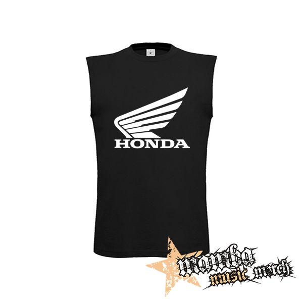 HONDA - Logo - čierne detské tričko bez rukávov
