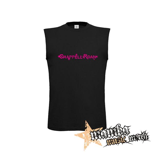 CHAPPELL ROAN - PINK LOGO - čierne detské tričko bez rukávov