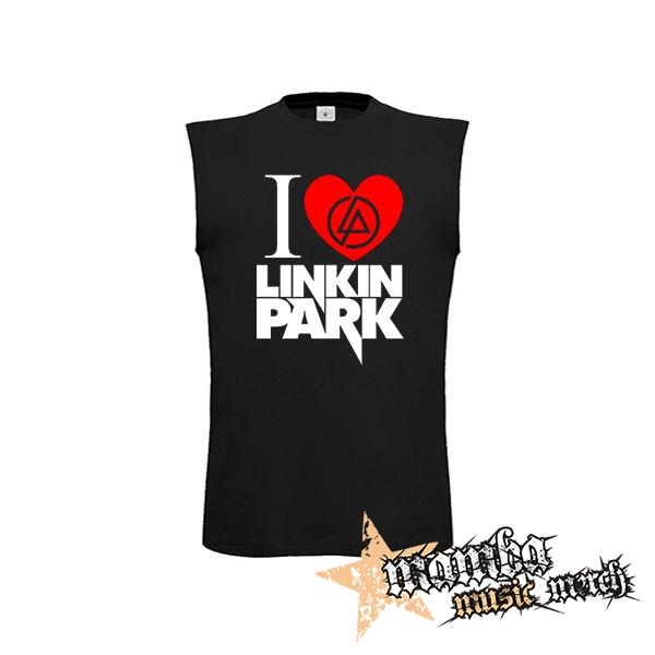 I LOVE LINKIN PARK - čierne detské tričko bez rukávov