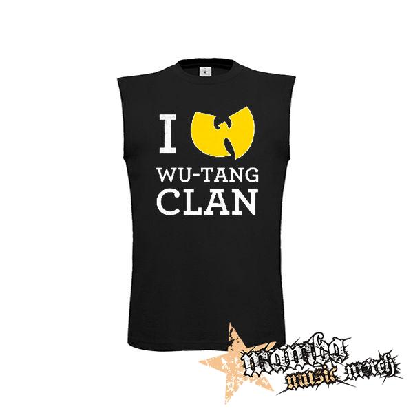 I LOVE WU TANG - čierne detské tričko bez rukávov