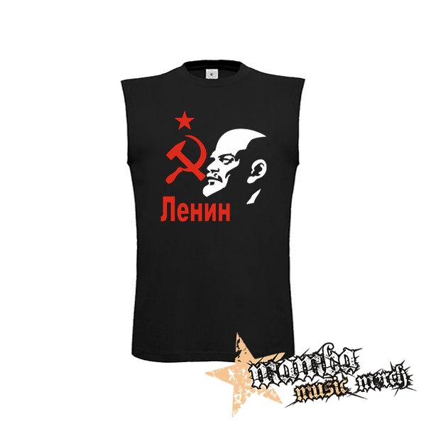 LENIN - čierne detské tričko bez rukávov