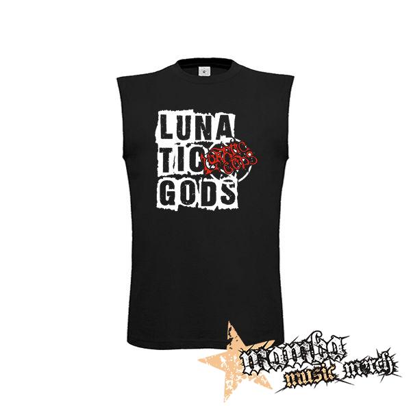 LUNATIC GODS - Logo Lunatic Gods - čierne detské tričko bez rukávov
