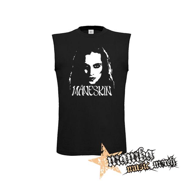 MANESKIN - Damiano David Portrait - čierne detské tričko bez rukávov