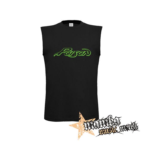 POISON - Logo Green - čierne detské tričko bez rukávov