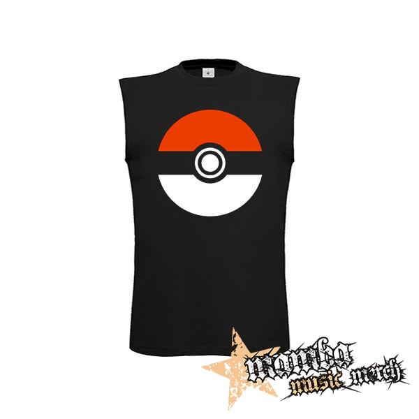 POKEMON - Symbol - čierne detské tričko bez rukávov