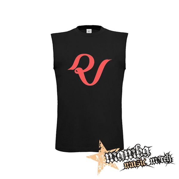 RED VELVET - Original Logo - čierne detské tričko bez rukávov