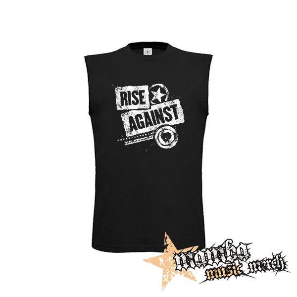 RISE AGAINST - Patched Up - čierne detské tričko bez rukávov