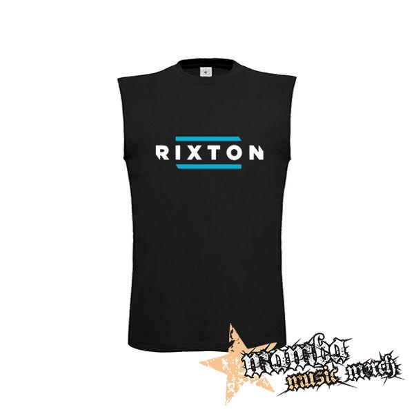 RIXTON - Logo - čierne detské tričko bez rukávov
