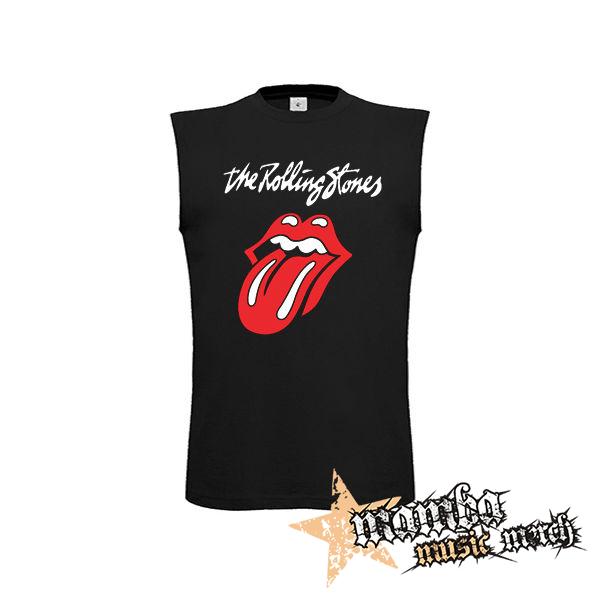 ROLLING STONES - Tongue - čierne detské tričko bez rukávov