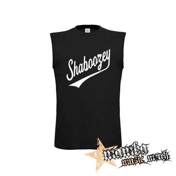 SHABOOZEY - Logo Singer - čierne detské tričko bez rukávov