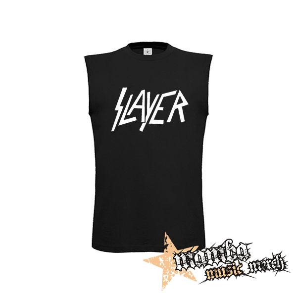 SLAYER - Logo - čierne detské tričko bez rukávov