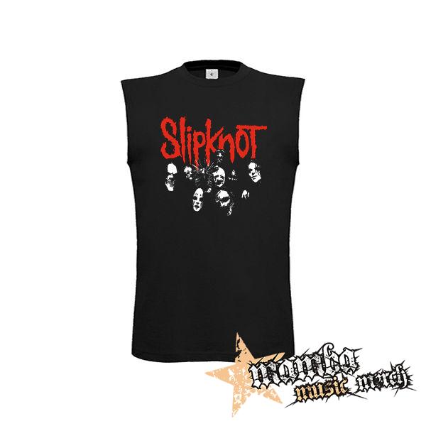 SLIPKNOT - Band - čierne detské tričko bez rukávov